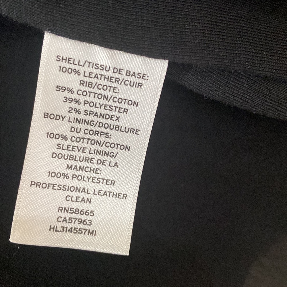 New Trouvé chic black 100% leather jacket - Picture 6 of 10